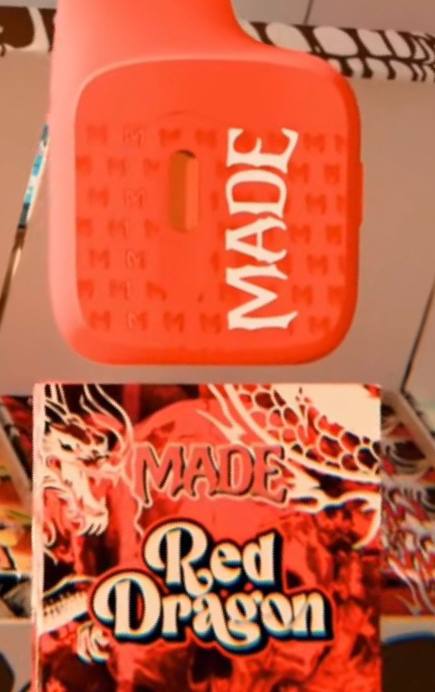 MADE DISPOSABLE RED DRAGON MADE DISPOSABLE RED DRAGON